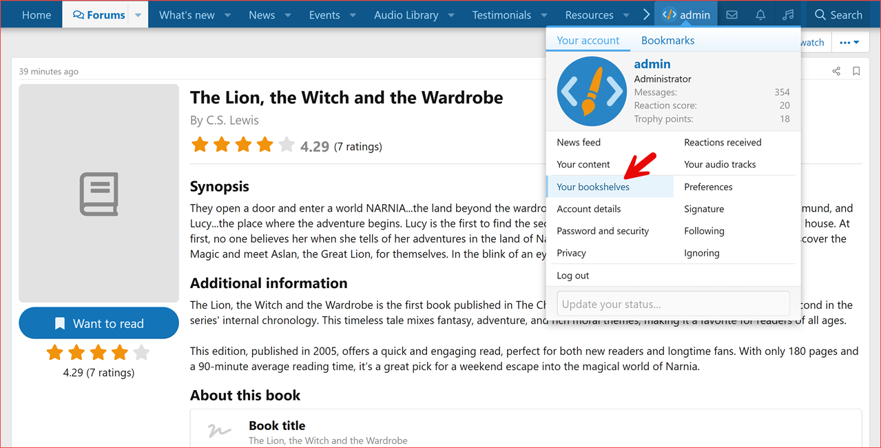 XenCustomize-Book-Threads-200-Account-Menu-Your-Bookshelves.png