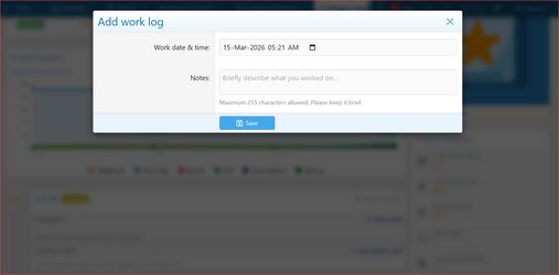 XenCustomize-Project-Tracker-230-Project-View-02-Add-Work-Log.png